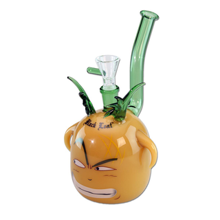 Bong din sticla 'BLACK LEAF' Grumpy | 20cm.