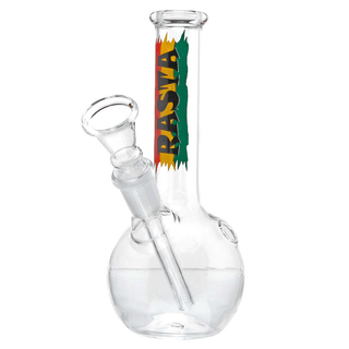 Bong din sticla 'RASTA' Flag | 16cm.