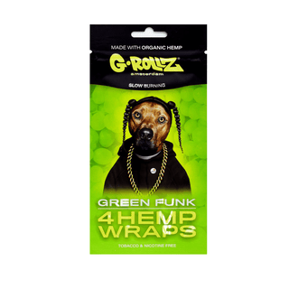 Foite de blunt 'G-ROLLZ' din canepa | Green Funk - x4