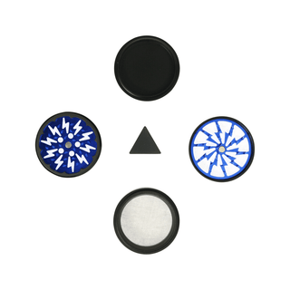 Grinder 'AFTER GROW' Albastru 'THORINDER' | 4-Parti - 62mm.