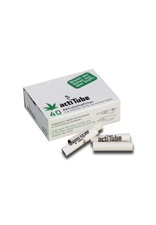 Filtre 'ACTITUBE' cu carbune activ 'REGULAR' Albe | 8mm. - x40