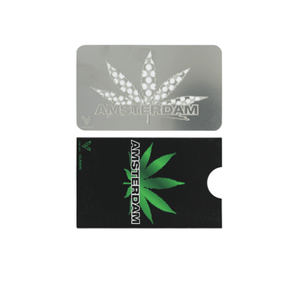 Grinder card 'V-SYNDICATE' | Amsterdam leaf