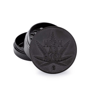 Grinder 'FIRE-FLOW' High As Fuck Black | 3-Parti - 40mm.