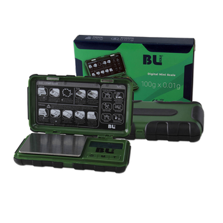 Cantar digital de precizie 'BLACK LEAF' Anti-Soc 'GREEN' | 0.1-100g.