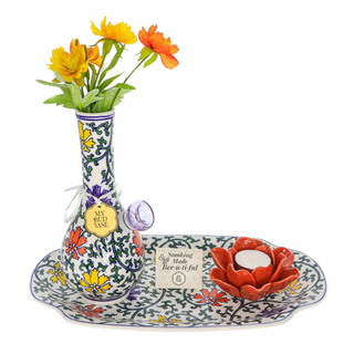 Bong din sticla 'MY BUD VASE' Lotus | 20cm.