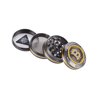 Grinder 'CHAMP HIGH' Bitcoin Bling | 4-Parti - 50mm.