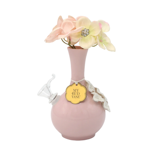 Bong din sticla 'MY BUD VASE' Rachel Pink | 15cm.