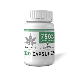Capsule cu CBD 'CANNALINE' 750mg | x30