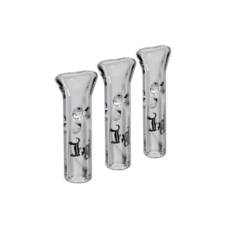 Suport pentru filtre cu carbune activ 'BLACK LEAF' din sticla | 7mm.