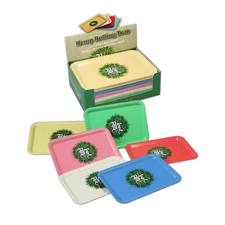 Tava de rulat ‘BLACK LEAF' Hemp Fiber | 17,7x12,6cm.