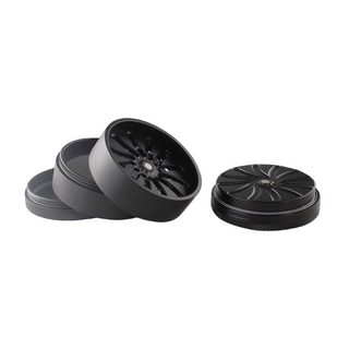 Grinder 'BLACK LEAF' Stampfer | 4-teilig - 63mm.
