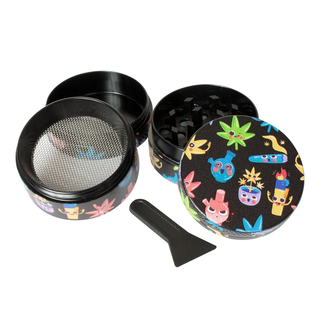Grinder 'ALLOY' Weedmoji | 4-teilig – 35 mm.