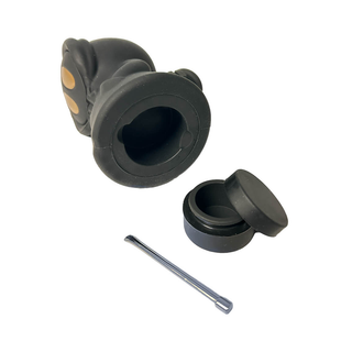 Silikon-Bong 'URBAN CREW' Alien | Grün - 13 cm.