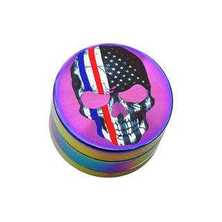 Grinder 'RAINBOW' Skulls Mix | 3-Parti - 39mm.