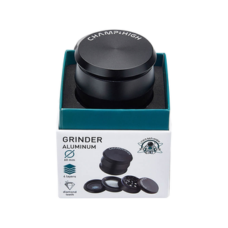 Grinder 'CHAMP HIGH' Black | 4-Parti - 60mm.
