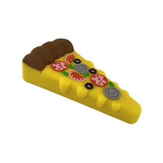 Pipa din silicon 'PIZZA' Mix | 10,5cm.