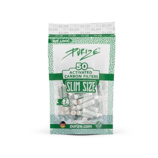 Filter 'PURIZE' mit Aktivkohle 'SLIM' Albe | 7mm. – x50