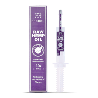 Pasta CBD pur 'ENDOCA' 50% | presat la rece - 10ml.