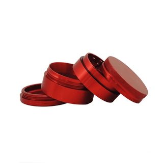 Grinder 'RAW & HAMMER CRAFT' Red | 4-Parti - 55mm.