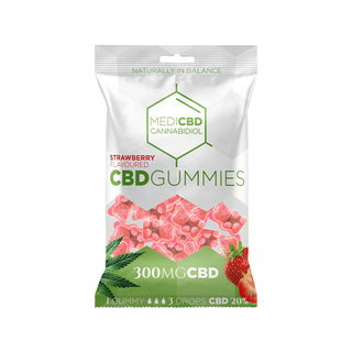 Jeleuri CBD 'MEDICBD' Capsuni | 300mg. CBD - 100gr.