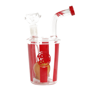 Bong din sticla 'LEAF' Mini Popcorn | 17cm.