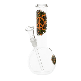 Bong din sticla 'GREENLINE' Peace | 21cm.
