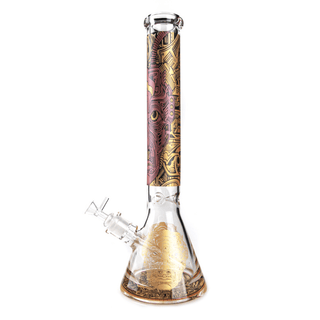 Bong din sticla 'AMSTERDAM' Heavy Beaker Maori | 42cm.