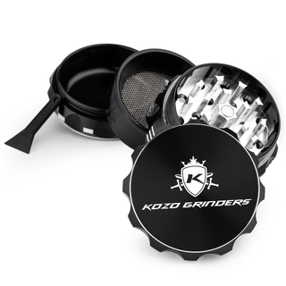 Grinder 'KOZO' Negru | 4-Parti - 63mm.