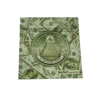 Pungi Zip-Lock ‘BLACK LEAF’ Anti-miros ‘DOLLAR’ | 190x224mm. – x1