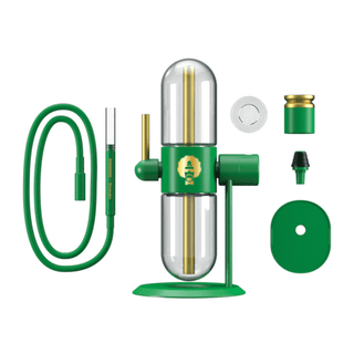 Bong din sticla 'STUNDENGLASS & DR. GREENTHUMB' Gravity Hookah | Verde - 39cm.