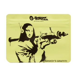 Pungi Zip-Lock ‘G-ROLLZ’ Anti-miros ‘MONA LAUNCHER’ | 80x105mm. – x1