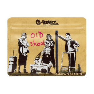 Pungi Zip-Lock ‘G-ROLLZ’ Anti-miros ‘OLD SKOOL’ | 80x105mm. – x1