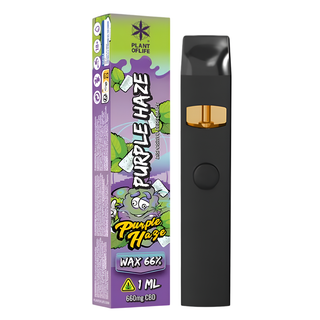 Vaporizator CBD cu terpeni ‘PLANT OF LIFE’ Purple Haze | 66% - 1ml.