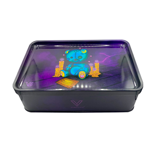 Cutie depozitare & Tava de rulat 'V-SYNDICATE' Ouija Bear | 21x13,5cm.