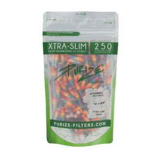 Filtre ‘PURIZE’ cu carbune activ ‘EXTRA SLIM’ Rainbow | 6mm. – x250