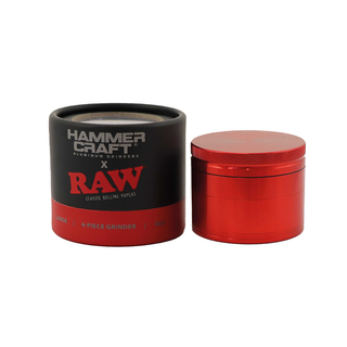 Grinder 'RAW &amp; HAMMER CRAFT' Schwarz | 4-teilig - 63mm.
