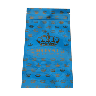 Pungi Zip-Lock ‘BLACK LEAF’ Anti-miros ‘ROYAL’ | 102x192mm. – x1