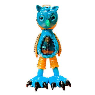 Bong din sticla 'URBAN CREW' Blue Bird Clay | 20cm.